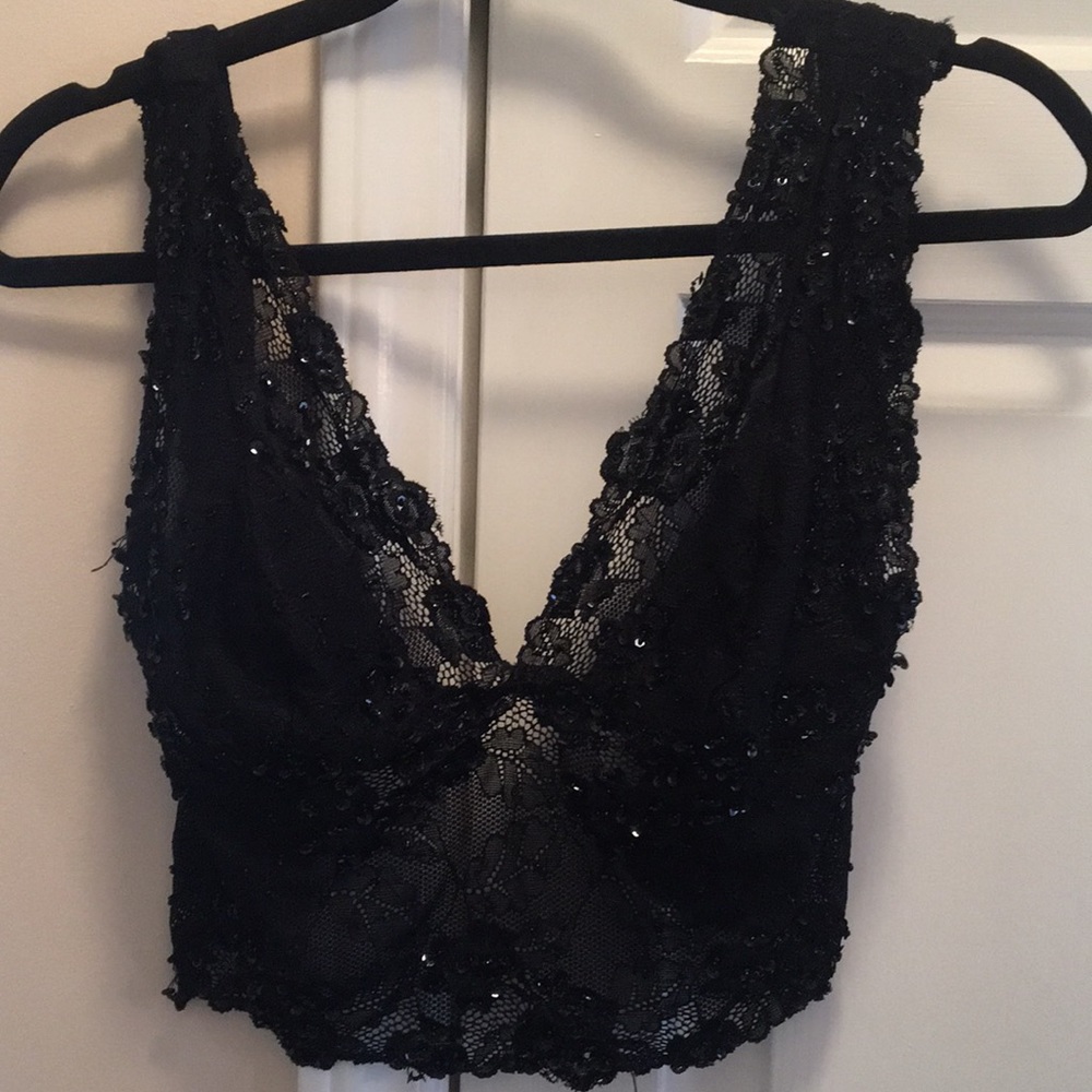 Lace, beads, sequins, never worn